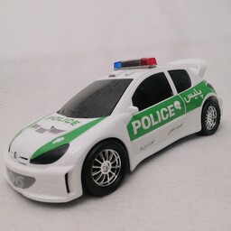 ماشین پلیس 206 درج قدرتی نیروی انتظامی اسباب بازی 