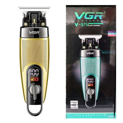 ماشین اصلاح و خط زن شارژی وی جی آر VGR V-975 - ماشین اصلاح شارژی صفر زن اصلی