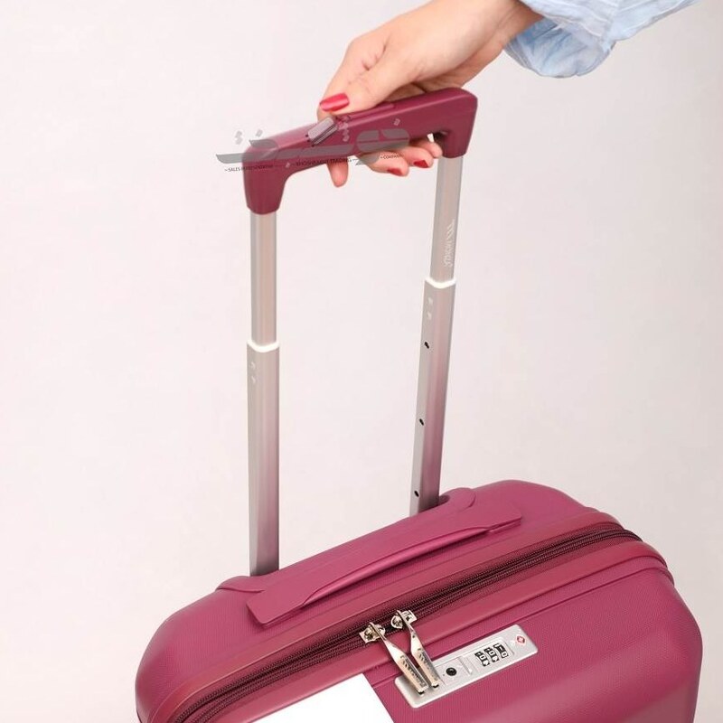 مجموعه چمدان مسافرتی نشکن مونزا مدل KL50 صورتی
