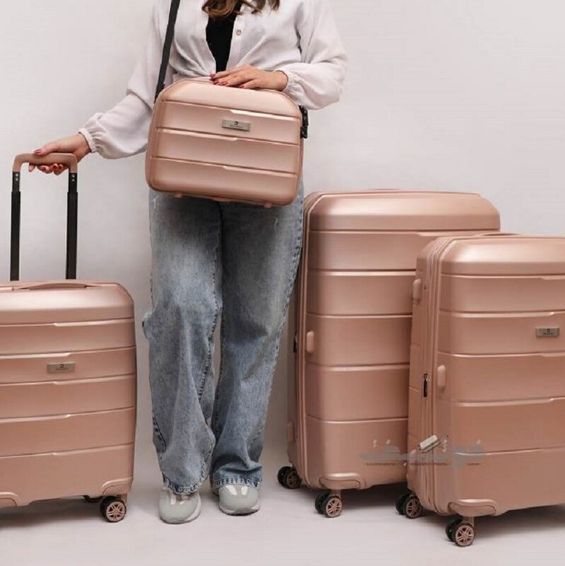 مجموعه چمدان مسافرتی نشکن ریکاردو رزگلد