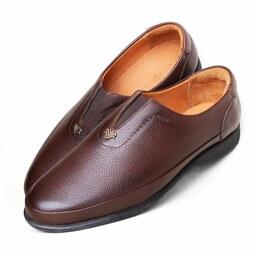 کفش چرم کلاسیک مردانه کفش مسعود تبریز مدل تامفورد رنگ قهوه ای سایز 40 الی 44