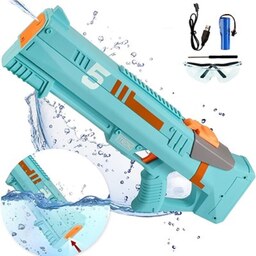 ﻿تفنگ اسباب بازی آب پاش بزرگ شارژی مدل Electric Water Gun Automatic