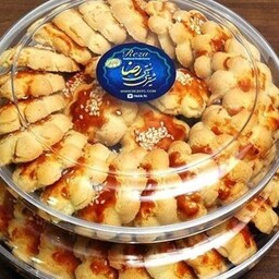 شیرینی نان چایی گل طلق رضا450گرم