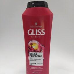 شامپوی مو های رنگ شده گلیس حاوی کراتین مایع  (500میل) Gliss