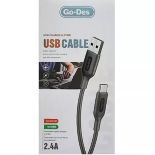 کابل تبدیل یو اس بی USB به میکرو Micro گو-دس مدل GD-UC515M