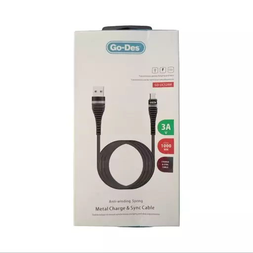 کابل تبدیل یو اس بی USB به میکرو Micro گو-دس مدل GD-UC528M