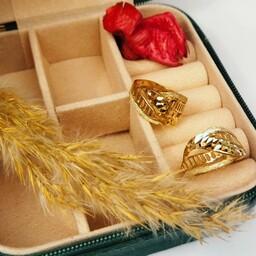 انگشتر طلاروس زنانه رنگ ثابت طرح طلا تضمینی