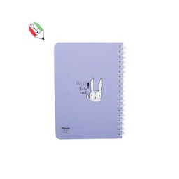 دفترچه یادداشت 80 برگ فنری جلد گلاسه طرح فانتزی الیپون  68067