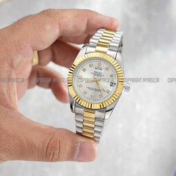 ساعت مچی زنانه رولکس ROLEX طرح DAY DATE مدل 2057 