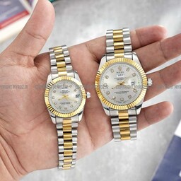 ست ساعت مچی رولکس ROLEX طرح DAY DATE مدل 2058 