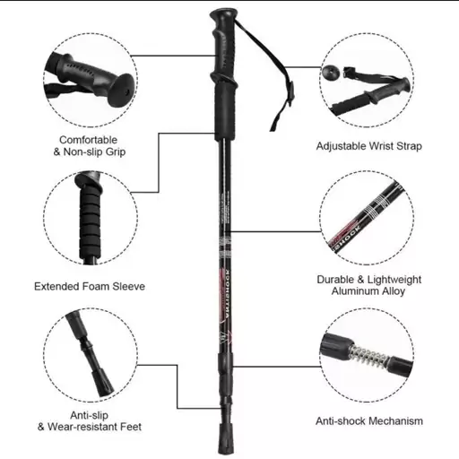 عصا کوهنوردی AnitShock اعلا