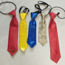 کراوات پسرانه ساتن ابریشمی در رنگ و سایز مختلف 