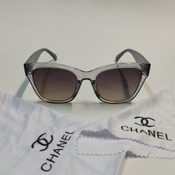 عینک آفتابی زنانه طوسی مارک چنل CHANEL 