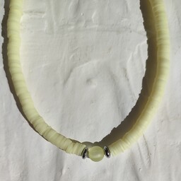 گردنبند فیمو با اتصالات استیل کد 12(تخفیف خورده) 