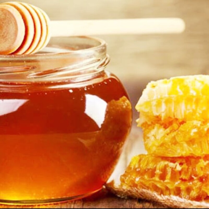 عسل طبیعی گون درجه یک (تضمینی) 1 کیلو گرمی بدون شکر  آجیل و خشکبار روناس