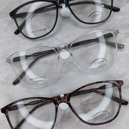 عینک طبی زنانه کائوچویی شفاف لئوپارد تی آر 90 انعطاف پذیری بالا با تنوع رنگ 
