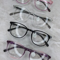 عینک طبی زنانه لئوپارد لولا فنردار کائوچو شفاف با تنوع رنگ زیبا