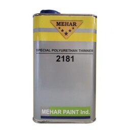 تینر 2181 محار یک لیتری ظرف فلزی مخصوص رنگ 21 و کیلر پلی اورتان