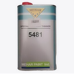 تینر 5481 محار یک لیتری ظرف فلزی مخصوص رنگ بیسکوت