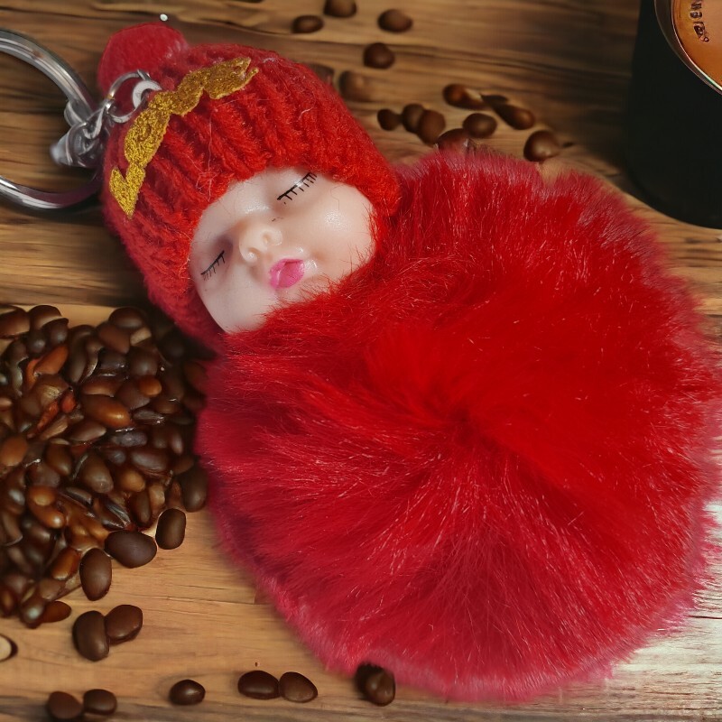 جاکلیدی عروسکی لاو دختر سرما - در رنگهای صورتی آبی قرمز  ،سرخابی ،مشکی و نارنجی مناسب آویز کیف ،جاسوییچی ..