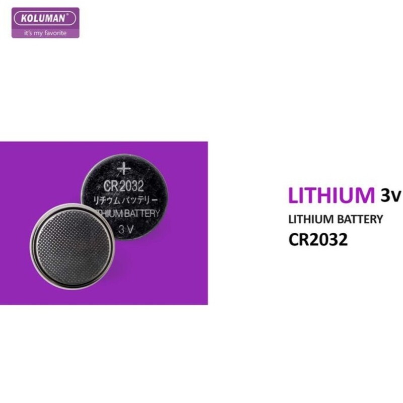 باتری سکه ای کلومن مدل CR2032 بسته پنج عددی گارانتی اصالت و سلامت فیزیکی کالا