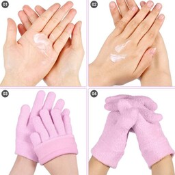 دستکش ژله ای بهبود دهنده ترک و خشکی دست 