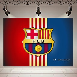 پوستر طرح پرچم مدل باشگاه بارسلونا کد AR19630