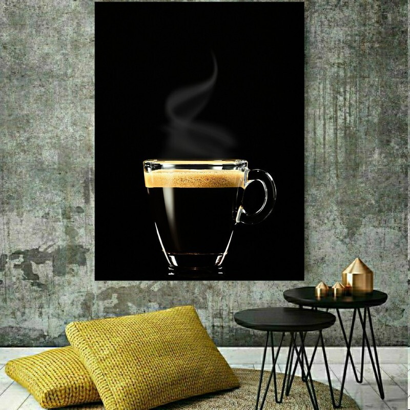پوستر دیواری طرح فنجان قهوه مدل SDP3716