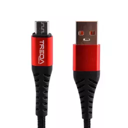 کابل تبدیل USB به MicroUSB تِرِکا مدل CA - 8301 طول 1 متر - قرمز, هفت روز ضمانت تست و اصالت کالا