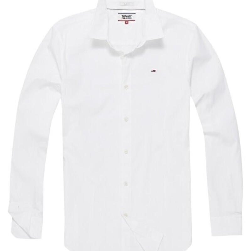 پیراهن آستین بلند مردانه رصان سفید تامی هیلفیگر DM0DM04405100Beyaz
