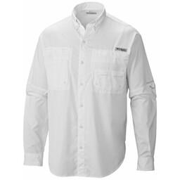 پیراهن آستین بلند مردانه رصان سفید کلمبیا FM7253-100