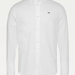 پیراهن آستین بلند مردانه رصان سفید تامی هیلفیگر DM0DM09594YBR