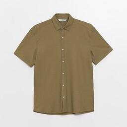 پیراهن آستین کوتاه مردانه رصان سبز السی وایکیکی S3AJ22Z8