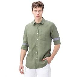 پیراهن آستین بلند مردانه رصان سبز ناتیکا W74112T