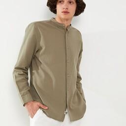 پیراهن آستین بلند مردانه رصان سبز السی وایکیکی S32855Z8