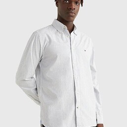 پیراهن آستین بلند مردانه رصان سفید تامی هیلفیگر MW0MW268630A4
