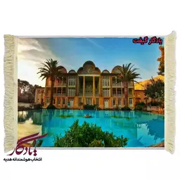 تابلو فرش ماشینی طرح باغ ارم شیراز کد am19 - 50*35
