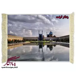 تابلو فرش ماشینی طرح میدان نقش جهان اصفهان کد am31 - 120*80
