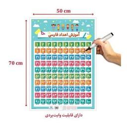 آموزش اعداد فارسی (1 تا 100)(70*50)