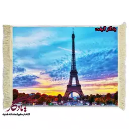 تابلو فرش ماشینی طرح برج ایفل کد am20 - 150*220