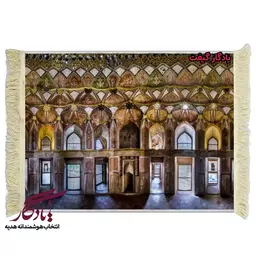 تابلو فرش ماشینی طرح کاخ 8 بهشت اصفهان کد am13 - 70*100