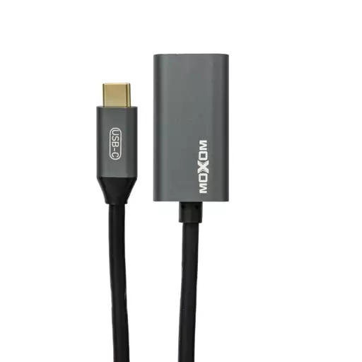 کابل تبدیل USB-C به HDMI موکسوم مدل MX-AX30 - مشکی, هفت روز ضمانت تست و اصالت کالا