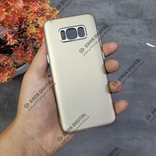 قاب گوشی Samsung Galaxy S8 مدل ژله ای سیلور رینگ - مشکی