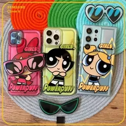 قاب power puff پاپ سوکت دار A52 / A52s قرمز