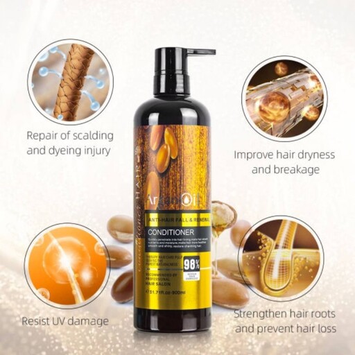 شامپو مو روغن آرگان لایتنس Lightness Argan Oil Shampoo