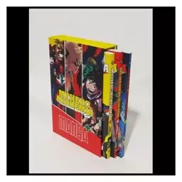 کتاب مانگا پلاس 3 جلدی انگلیسی آکادمی قهرمان من My Hero Academia قابدار