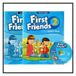American English First Friends 2 (کتاب دانش آموز و کتاب کار و سی دی )