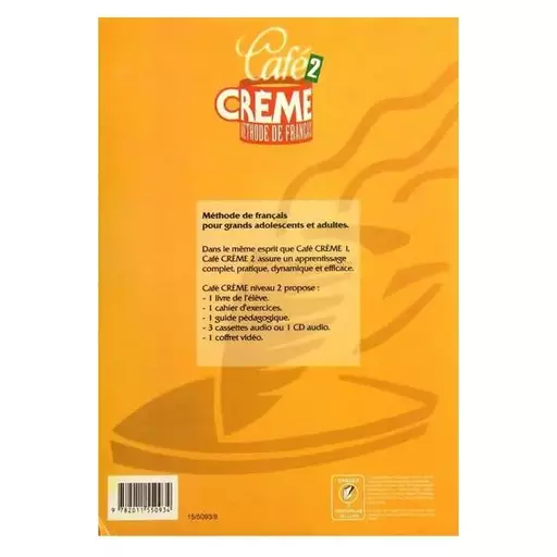 کتاب Cafe Creme Niveau 2 Livre de LEleve + CD