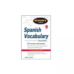 Schaums Outline of Spanish Vocabulary 3ed خرید کتاب اسپانیایی