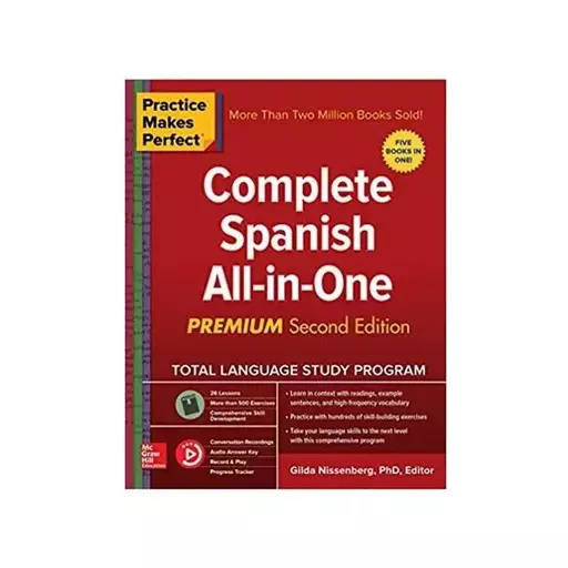 Complete Spanish All in One Premium Second Edition  کتاب زبان اسپانیایی